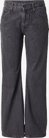 WEEKDAY Wide Leg Farkut 'Helix' värissä musta: etupuoli