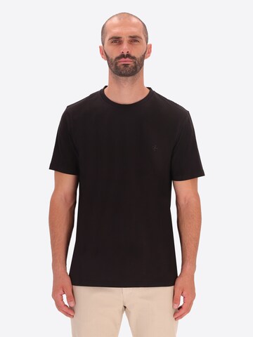 Distretto12 T-Shirt 'LONDRA' in Schwarz: Vorderseite