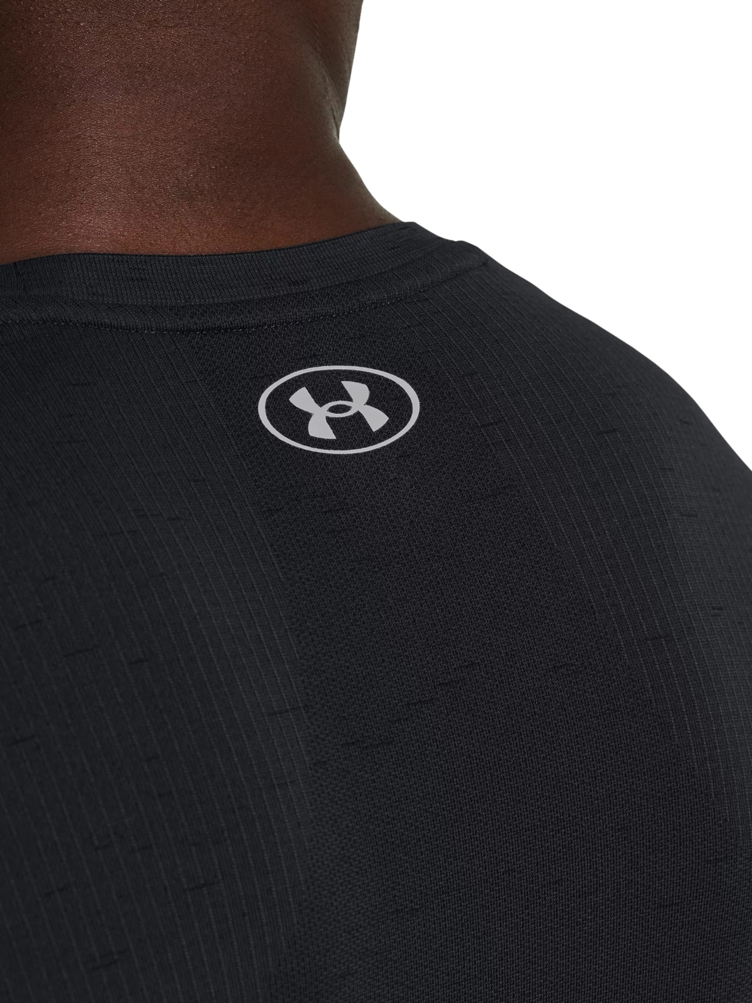 T-Shirt 'Vanish Seamless' UNDER ARMOUR en noir