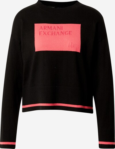 ARMANI EXCHANGE Pullover in lachs / schwarz, Produktansicht