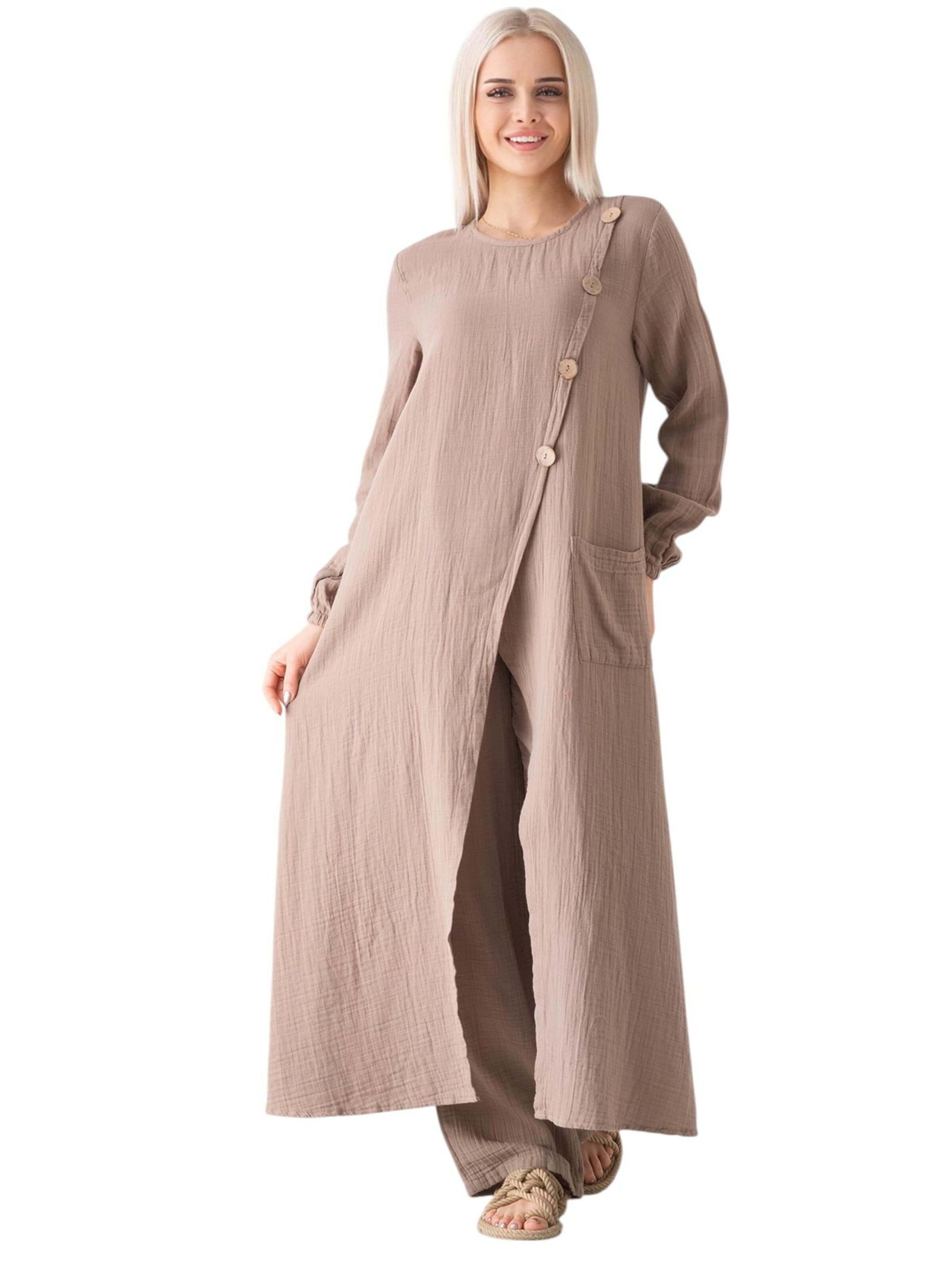 WENOR Tuniek 'Elira' in Beige: voorkant