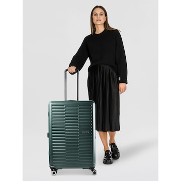 American Tourister Trolley 'Sunset Hills' in Groen: voorkant