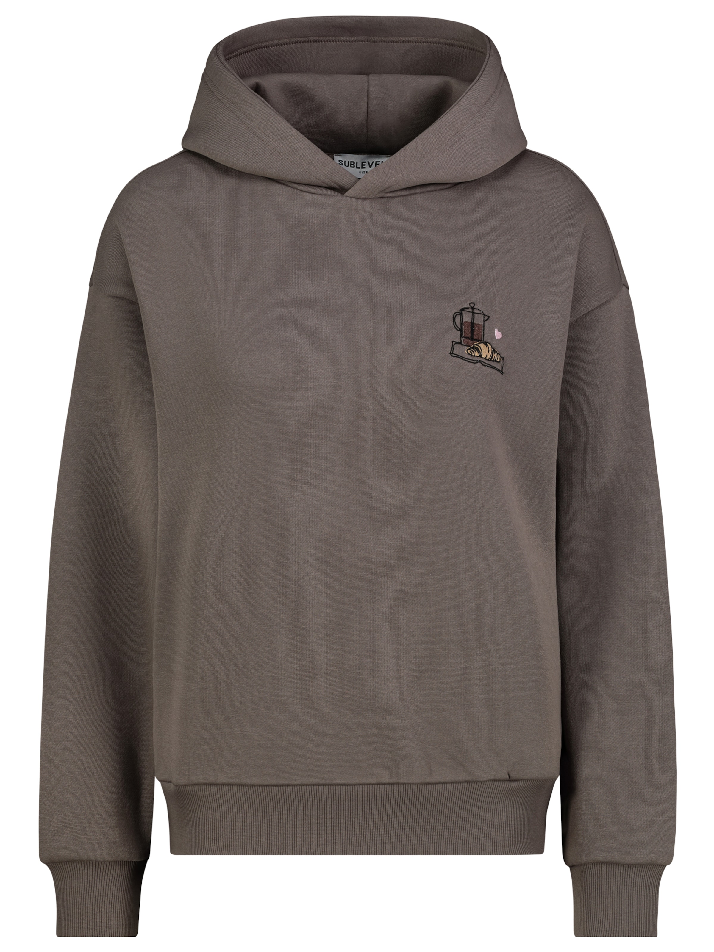 Sublevel Sweatshirt in Braun: Vorderseite
