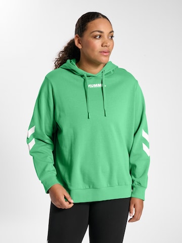 Hummel - Camiseta deportiva en verde: frente