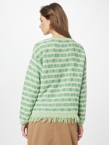 MORE & MORE - Pullover 'Jacquard' em verde