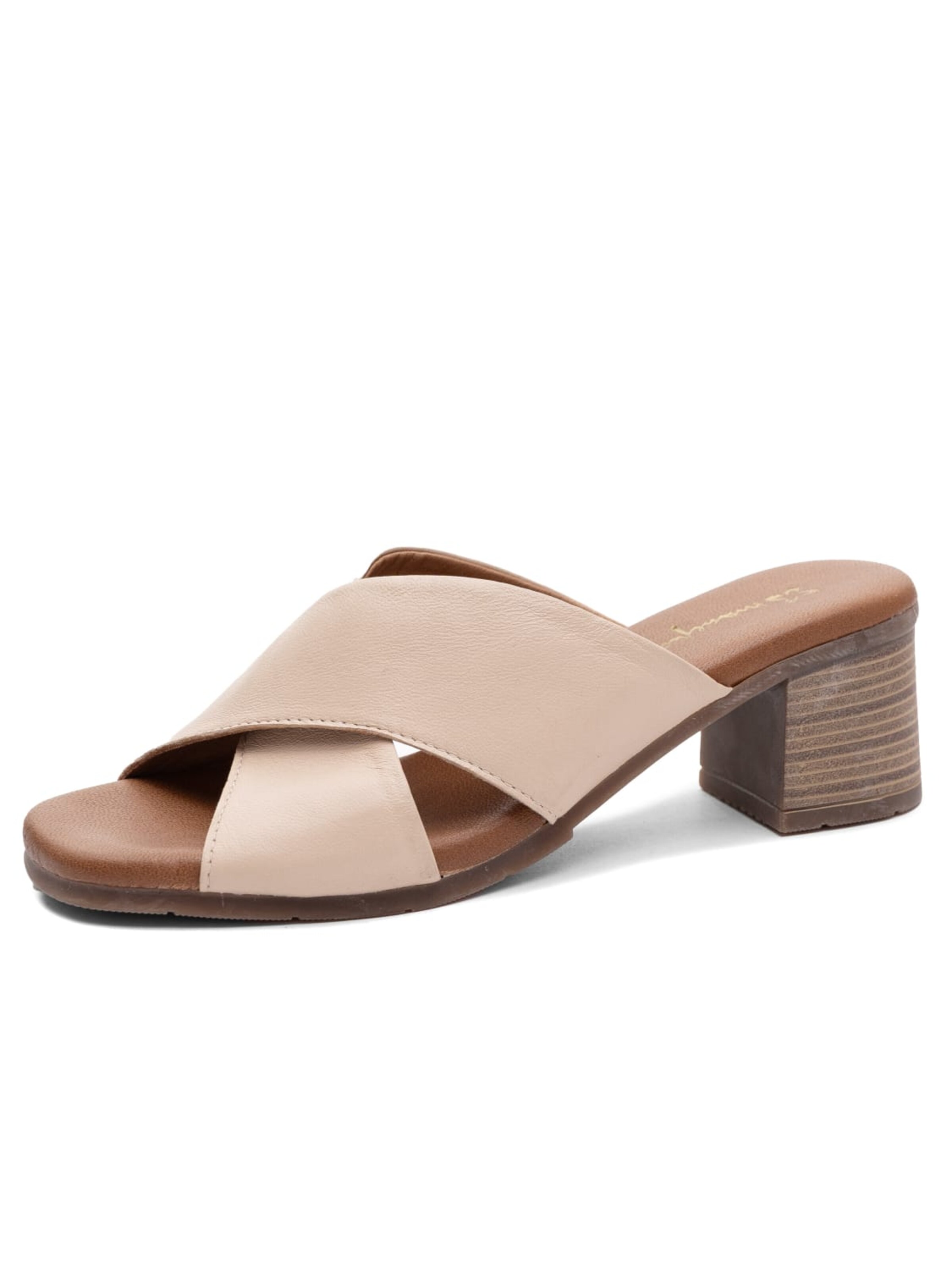 Maciejka Mule in Beige: front