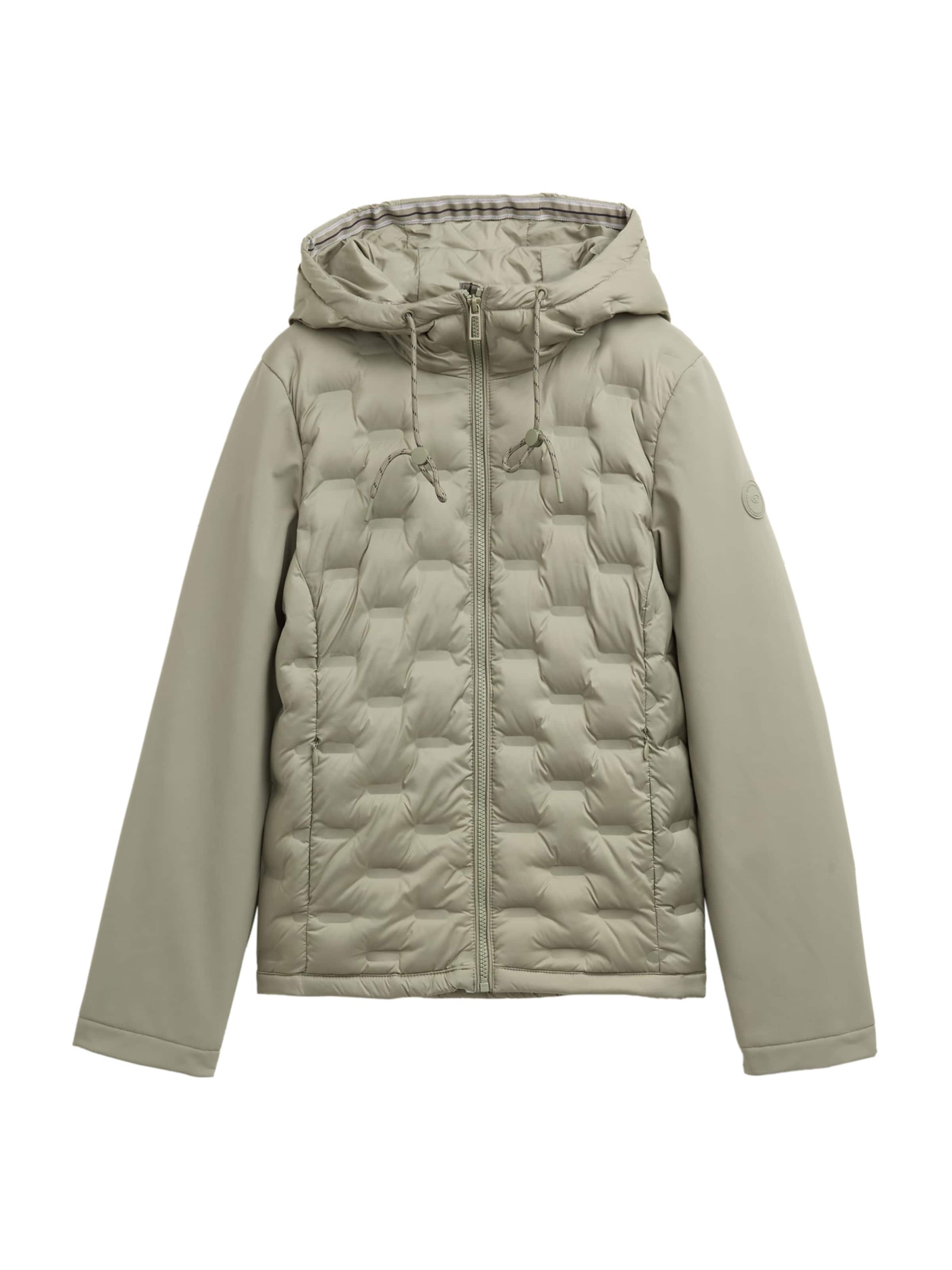 TOM TAILOR Between-season jacket in Green: front