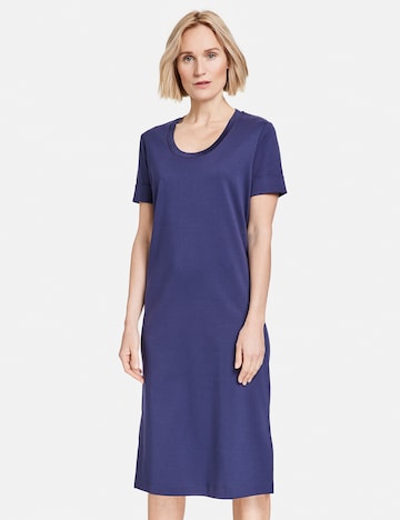 GERRY WEBER Kleid (GOTS) in Blau: predná strana