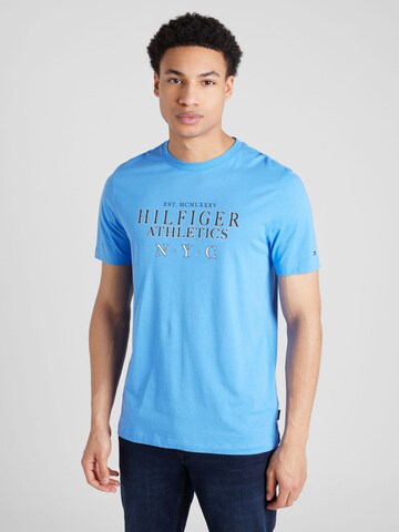 TOMMY HILFIGER T-shirt 'NYC' i blå: framsida