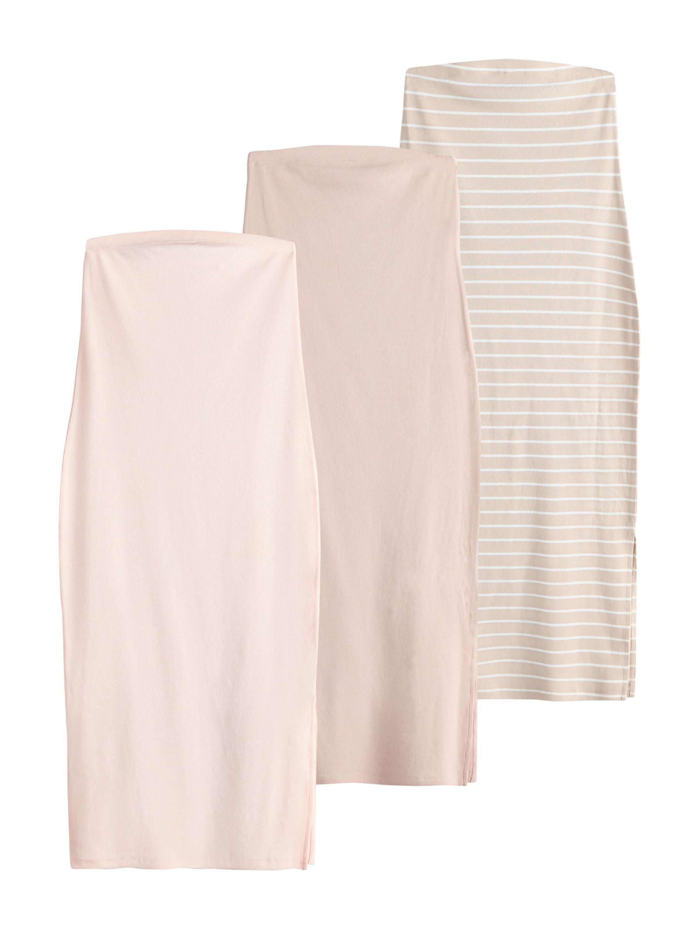 Robe The Set en beige : devant