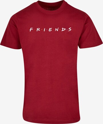 Maglietta 'Friends' di ABSOLUTE CULT in rosso: frontale