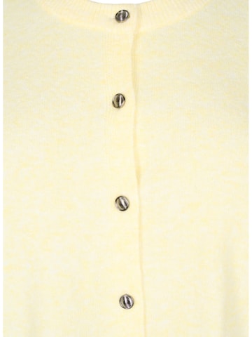 Cardigan 'Cavista' Zizzi en jaune