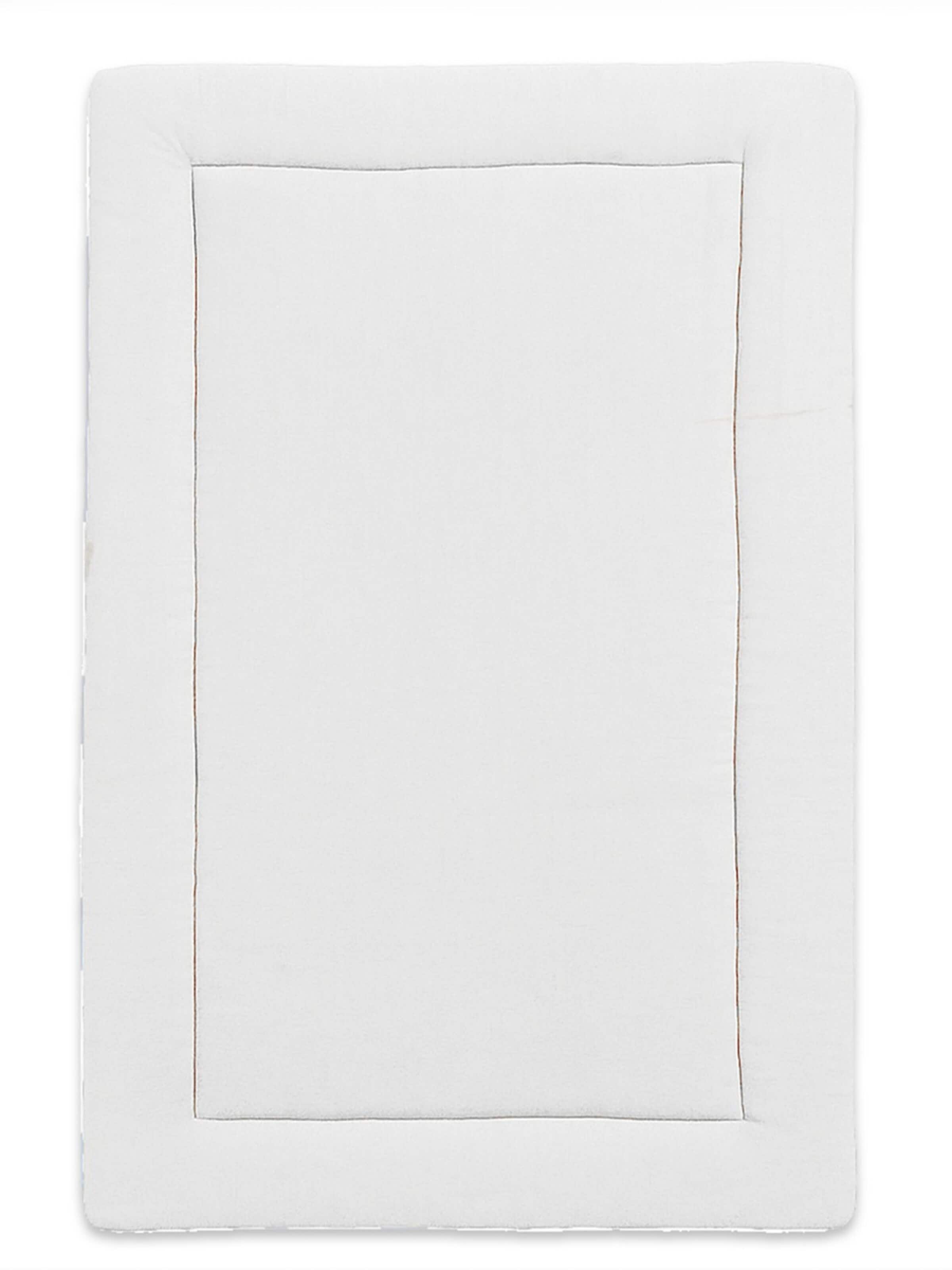 PAPATE - Manta para bebé en blanco: frente