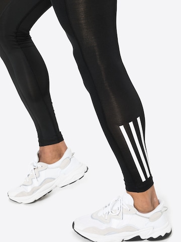 ADIDAS SPORTSWEAR Skinny Sportbroek in Zwart