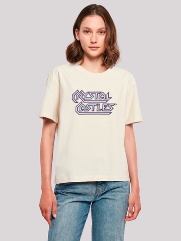 F4NT4STIC Shirt 'Atari' in Beige: voorkant