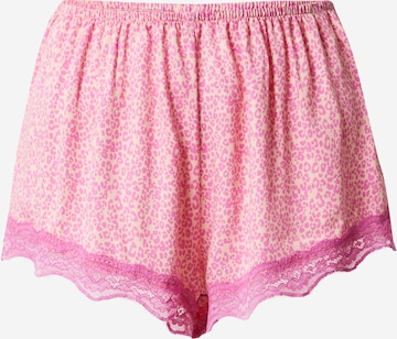 Hunkemöller Pajama Pants in Pink: front