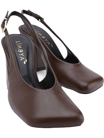 Limoya - Zapatos destalonado 'Lianna' en marrón