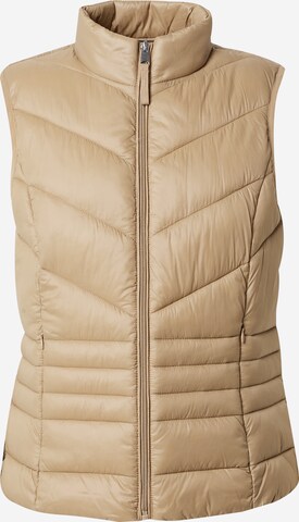 Gilet 'SORAYASIV' VERO MODA en marron : devant