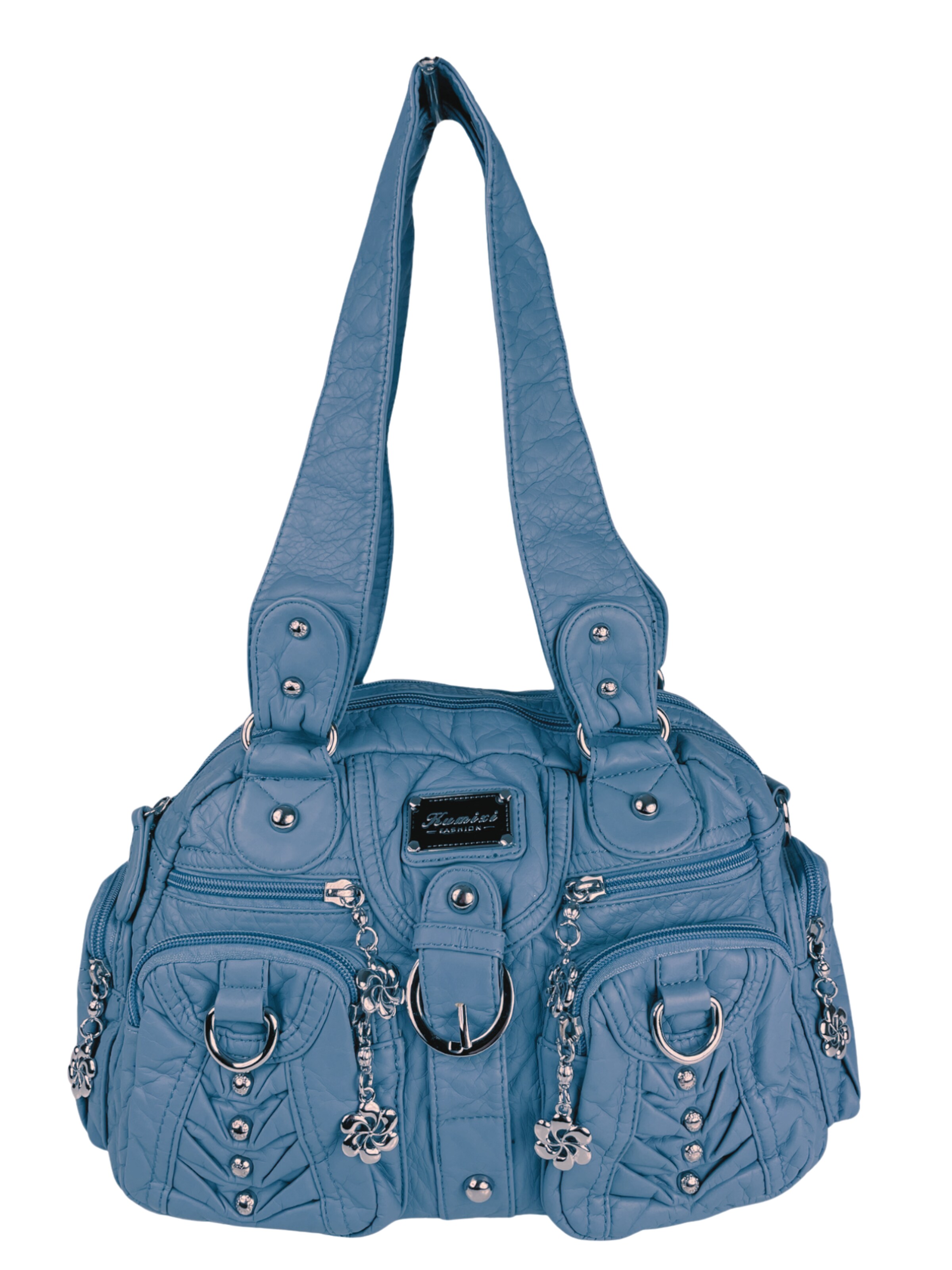 Kumixi Handbag in Blue: front