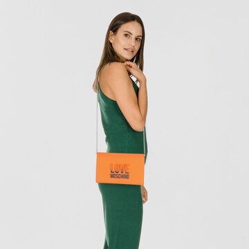 Pochette 'Smart Daily' di Love Moschino in arancione