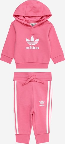 ADIDAS ORIGINALS Jogginganzug 'Adicolor' in Pink: predná strana