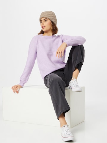 PIECES Sweater 'Janita' in Purple