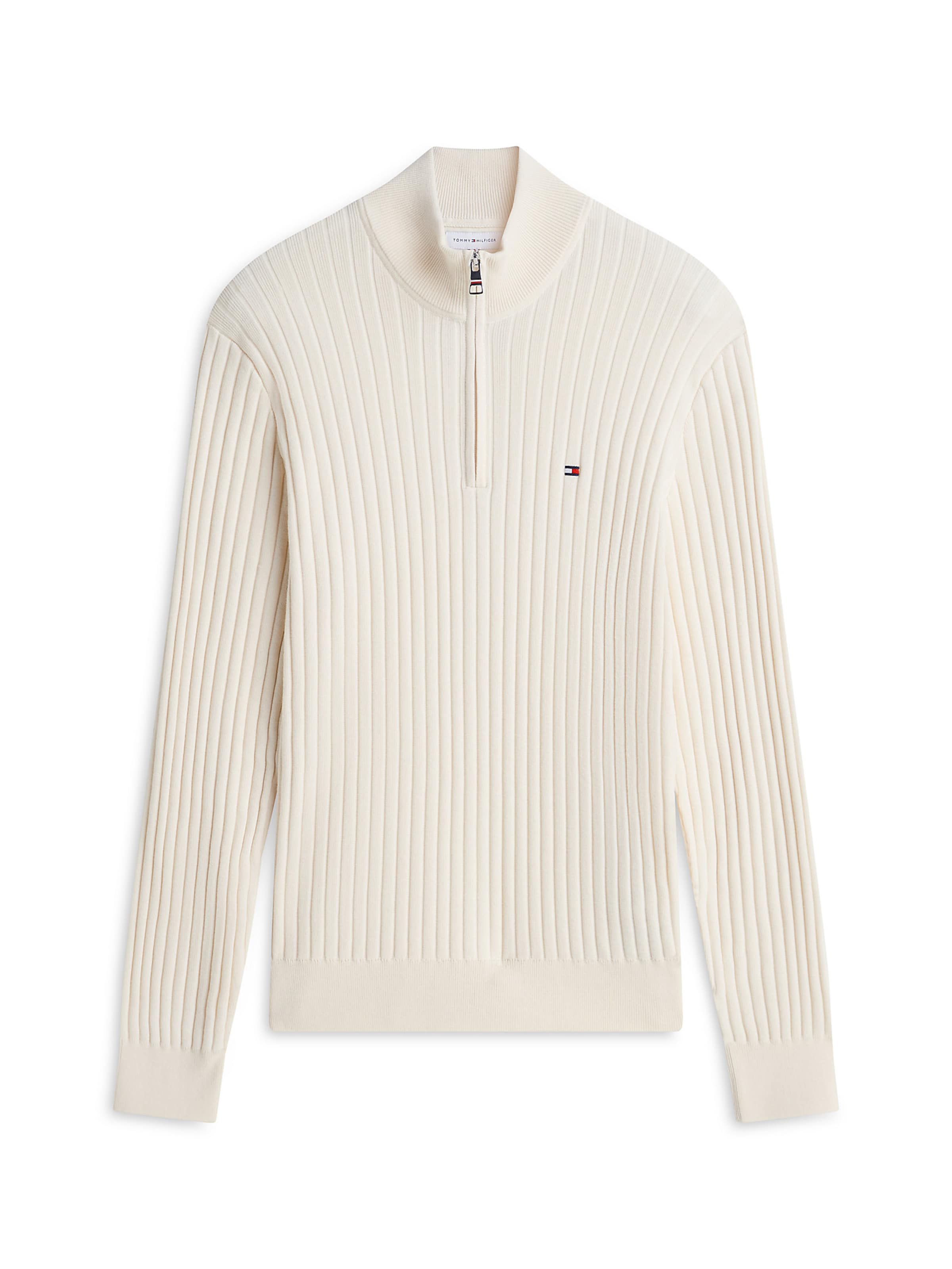 TOMMY HILFIGER Pullover in Beige: Vorderseite