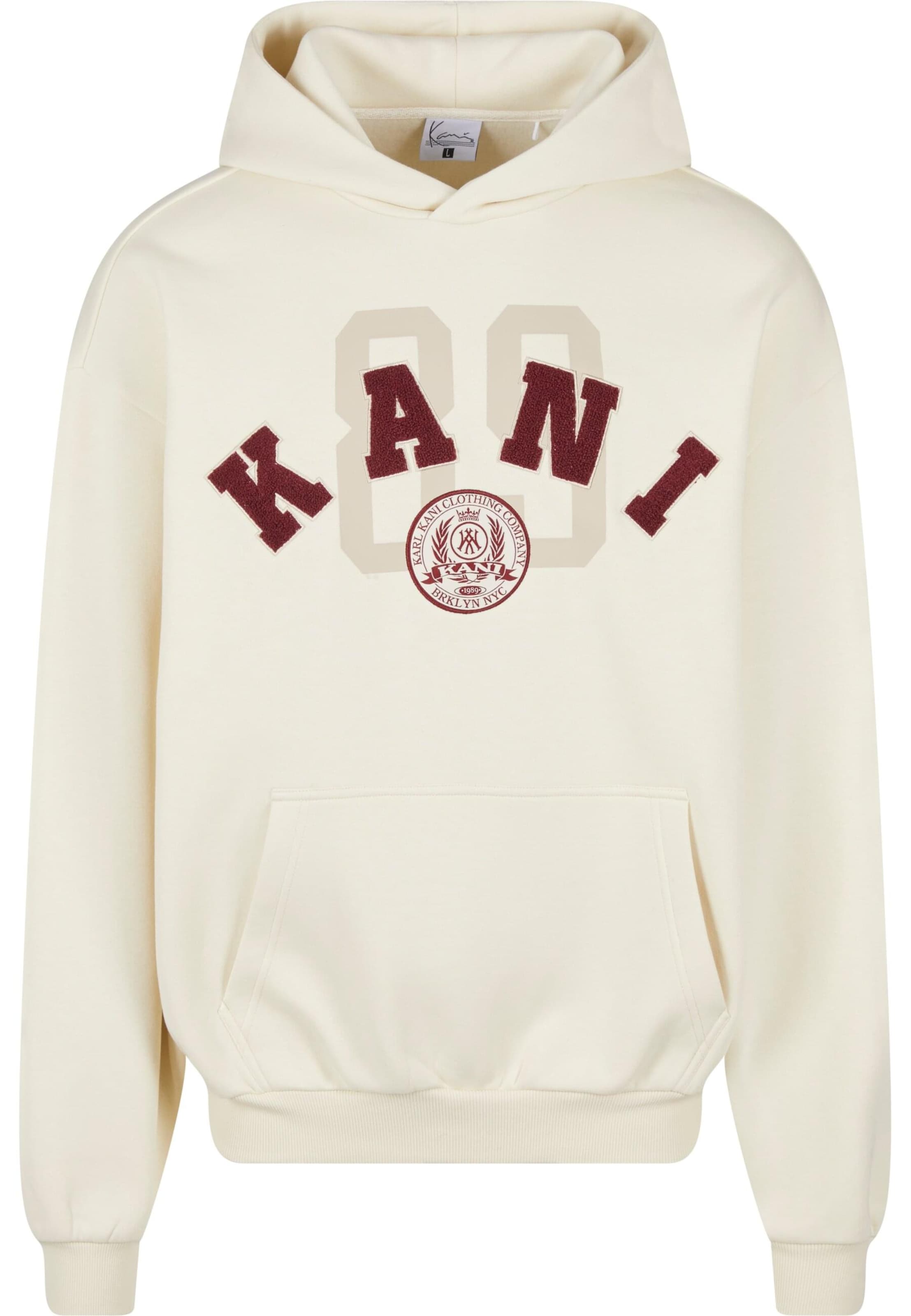 Karl Kani Mikina 'College 89' - Béžová: predná strana