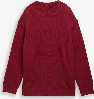 Pulover de la Tom Tailor Women + pe roșu: față