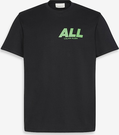Calvin Klein Jeans T-Krekls '20S', krāsa - kaļķa / melns, Preces skats