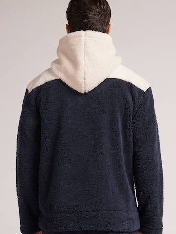 INTIMISSIMI Zip-Up Hoodie in Blue