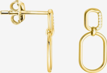 Sofia Milani Ohrringe 'Oval' in Gold: Vorderseite