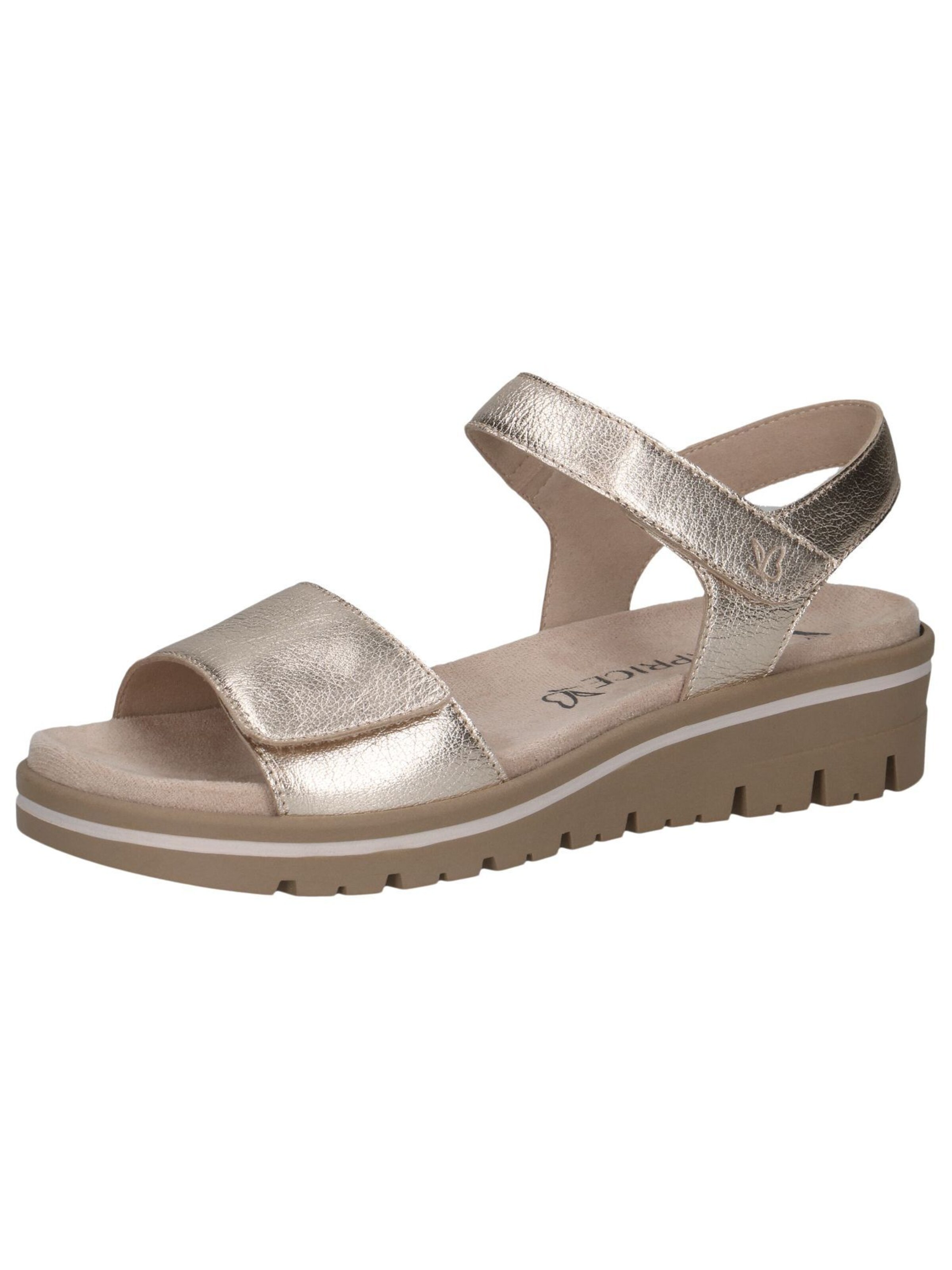 CAPRICE Sandale in gold, Produktansicht
