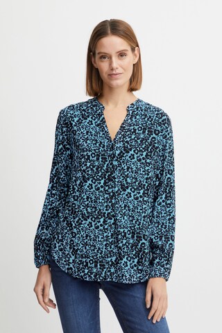 b.young Blouse in Blue: front