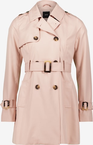 zero Between-seasons coat in Pink: front