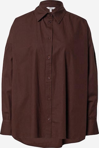 mbym Blouse 'Brisa' in Brown: front