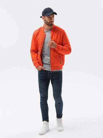 Ombre Between-Season Jacket 'C538' in Orange