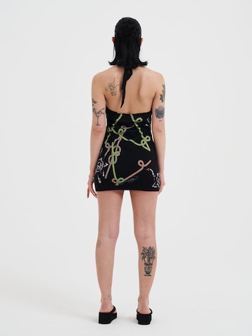 Ed Hardy Kleid 'Panther' in Schwarz