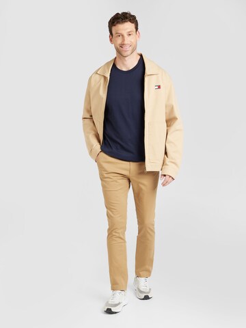 brūns TOMMY HILFIGER Piegulošs Čino bikses 'BLEECKER'