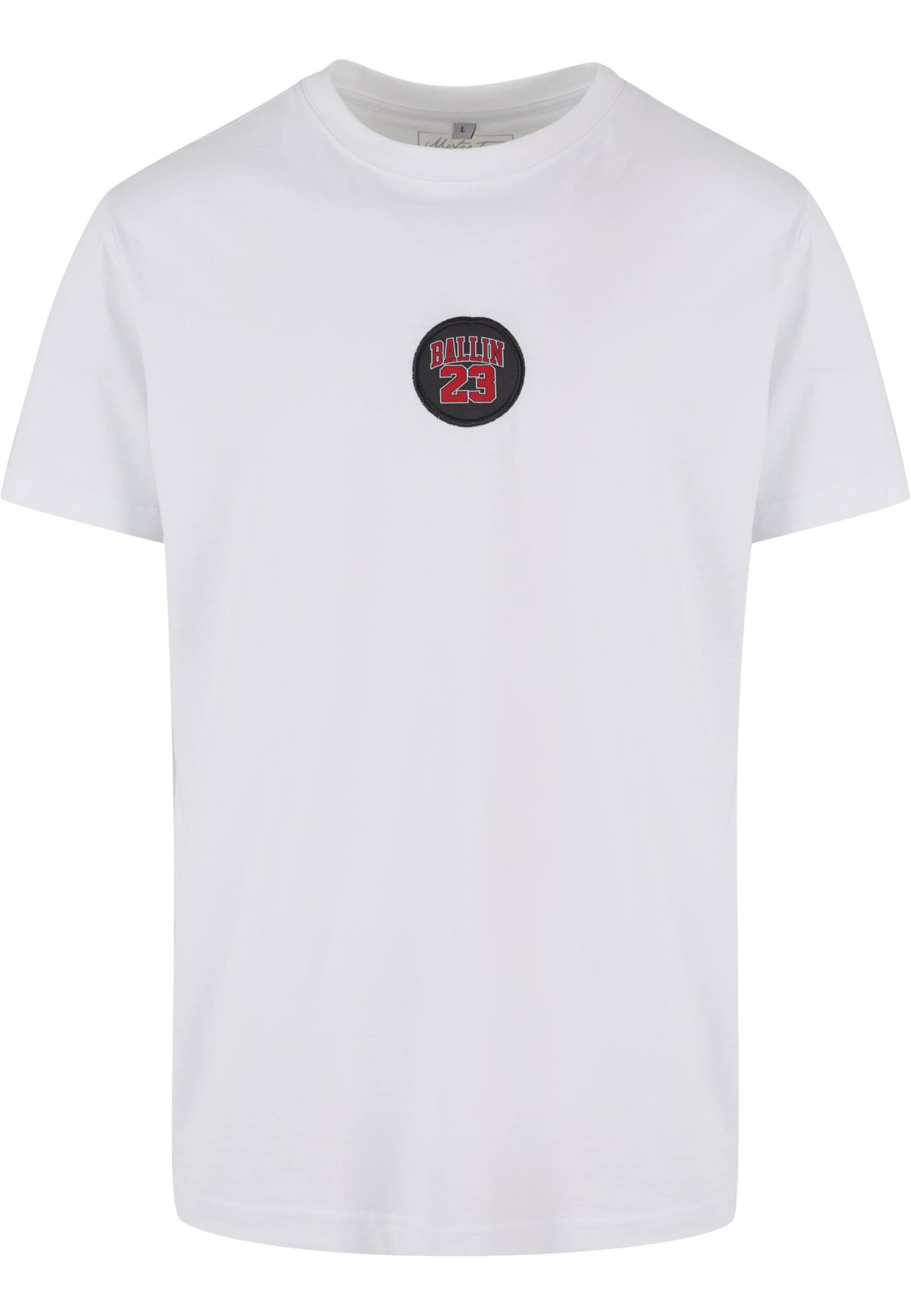 Mister Tee Bluser & t-shirts 'Ballin 23' i hvid: forside