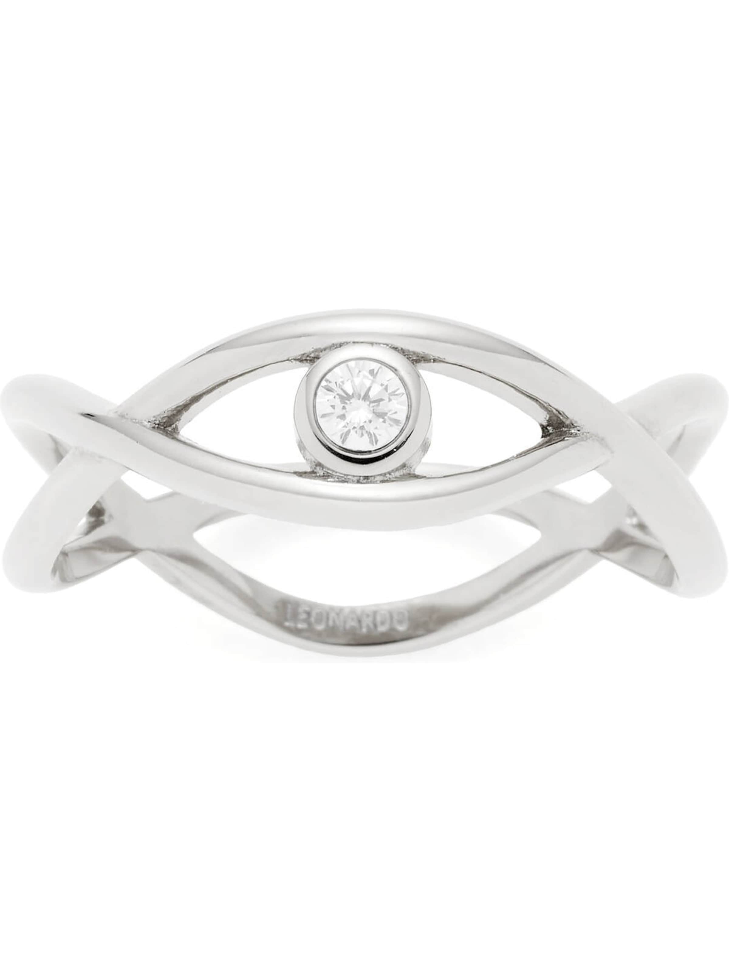 LEONARDO Ring in Silber: Vorderseite