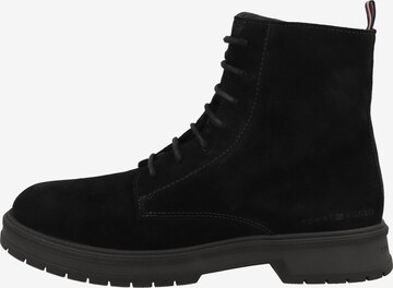 TOMMY HILFIGER Schnürboots in Schwarz