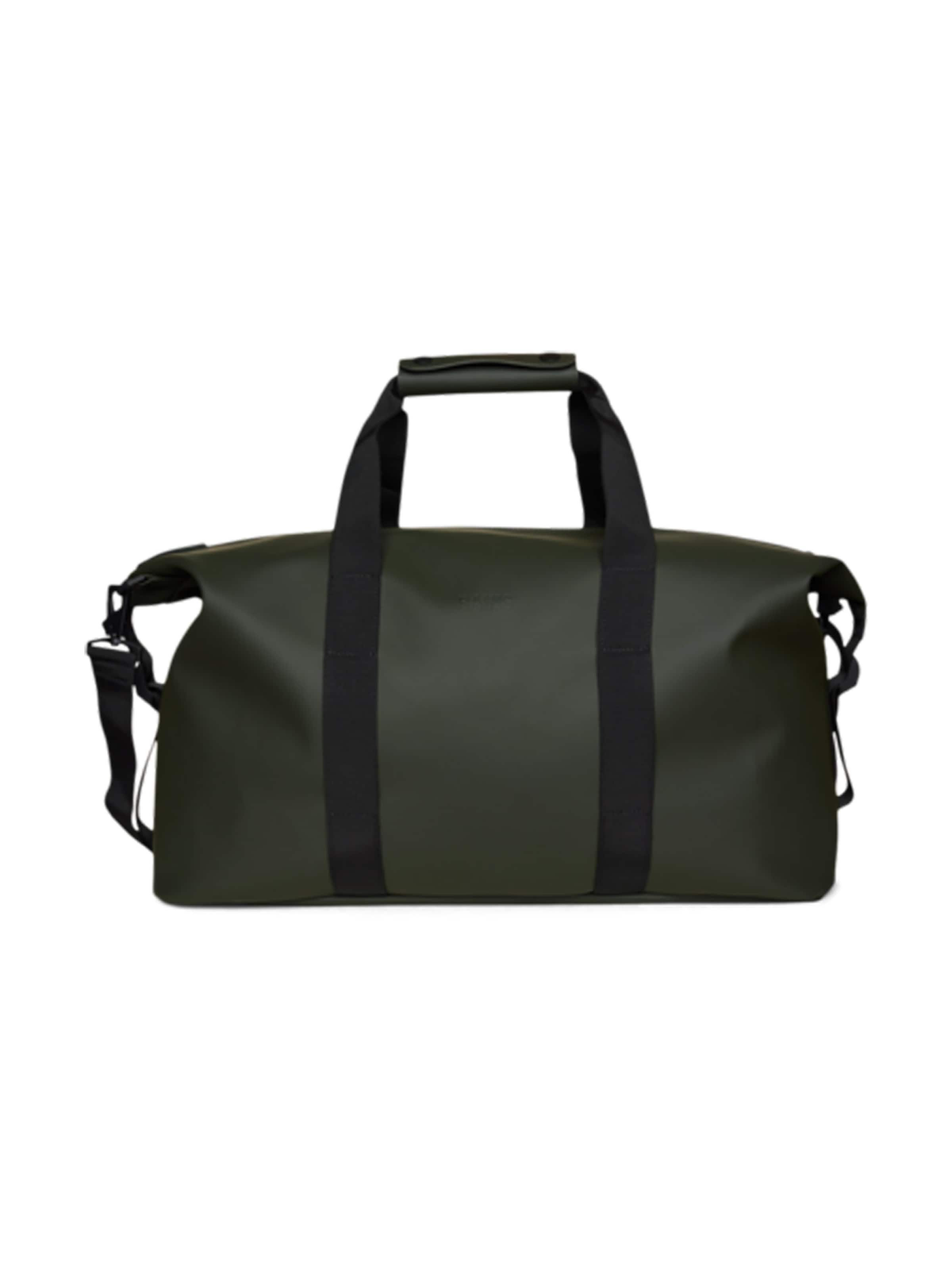 RAINS Travel Bag 'Hilo' in Green: front