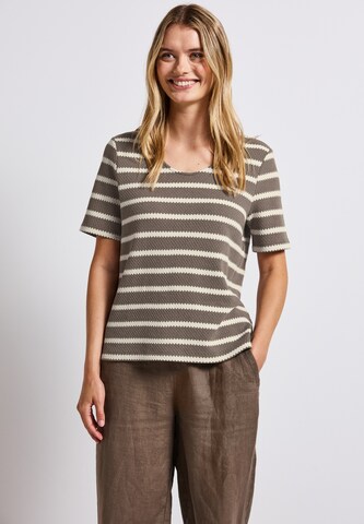 STREET ONE Shirt in Brown: front