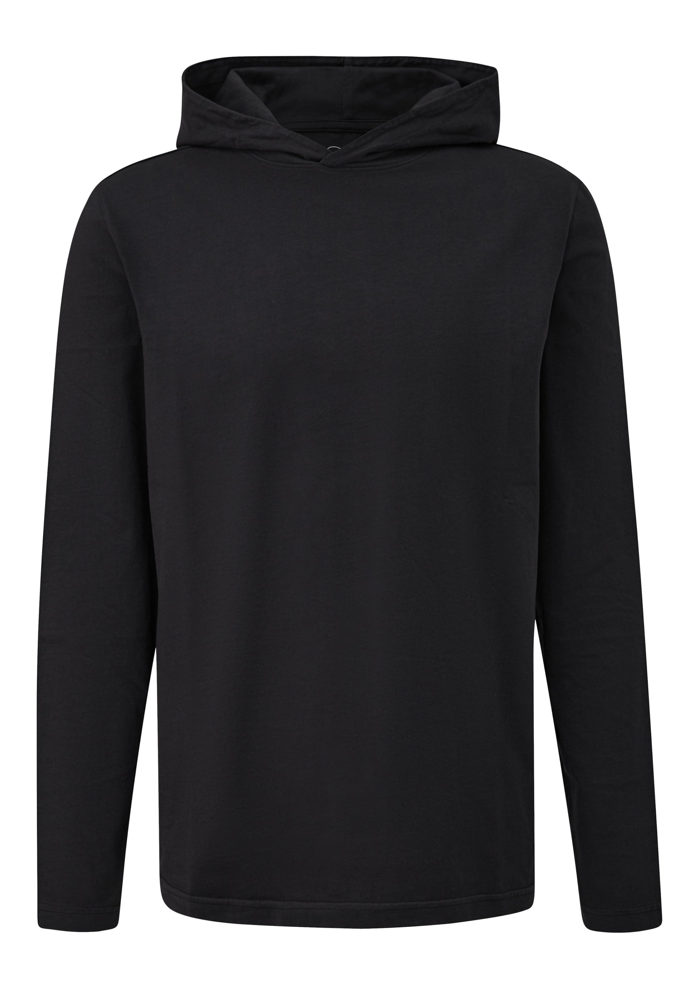 T-Shirt QS en noir : devant