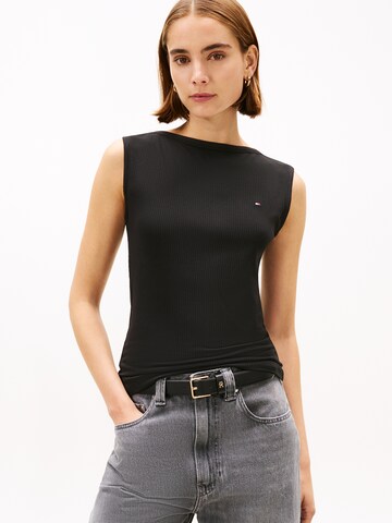 TOMMY HILFIGER - Top em preto: frente