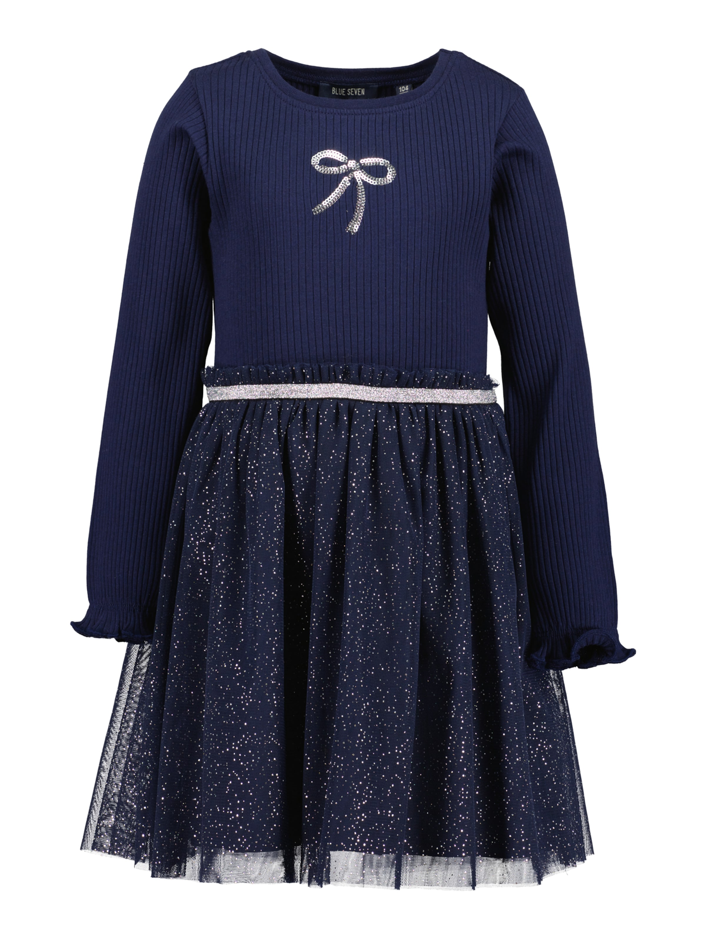 BLUE SEVEN Mekko värissä sininen: etupuoli
