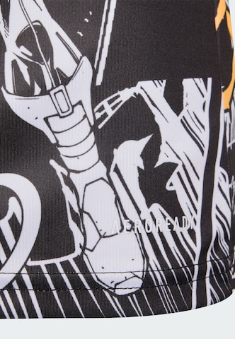 T-Shirt fonctionnel 'All Blacks Marvel Captains' ADIDAS PERFORMANCE en noir