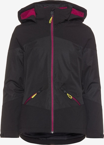 KILLTEC Outdoor jacket in Black: front