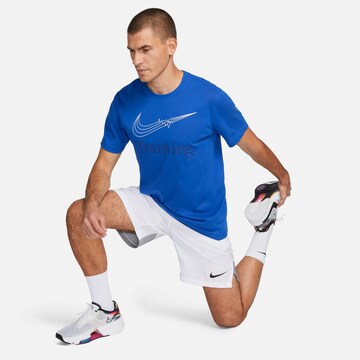 NIKE Funktionsshirt in Blau